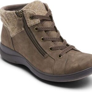 Aravon Stridarc Women's Low brown nubuck ankle boots SZ 9